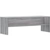 vidaXL Mobile Porta TV Grigio Sonoma 120x40x40 cm in Legno Multistrato, Supporto TV, credenza TV, Mobile HiFi, Mobile Porta TV, Porta TV