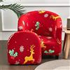 Morbuy Copripoltrona 1 Posto Elasticizzato - Copripoltrona Chesterfield, Copripoltrona con Cuscino Separato,Coperture Protettive per Poltrona Club (Alce)