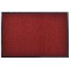 vidaXL Zerbino Rosso in PVC Antiscivolo Tappetino Stoino Ingresso Nettapiedi