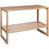 5 five simply smart 5five - Estantería apilable Mix N Modul, efecto madera natural, 2 niveles, 69 x 33,5 x 51 cm - Para salón, dormitorio y oficina
