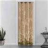 Odot Tende per Porta con Occhielli, Tende Oscuranti Interni con Stampa Fiori e Uccelli Stile Cinese, Tenda Divisore per Stanza 1 Pezzo per Camerino Soggiorno Cameretta (80x180cm,Khaki)