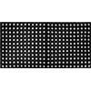 VELCOC - Zerbino Gummy da Esterno in Gomma con Fori, Antiscivolo, Robusto e Resistente, Spessore di 23 mm, Tappeto con Struttura a Nido d'Ape, Colore Nero, Dimensioni 50 x 100 cm