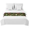 Morbuy Runner Letto Matrimoniale, Corridore Letto, Morbido Sciarpa e Federa da Letto, Stampa Natalizia 3D Modern Scarf Runner Decorazione per Alberghi Hotel (50x210cm,Decorazione Natalizia)