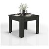 WHOUS Tavolo Allungabile JESI per Sala da Pranzo e Soggiorno, Estensibile da 90 a 180 cm, Tavolo Cucina per 4-8 Persone, Ardesia