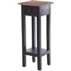 DESIGN DELIGHTS Napoleon - Tavolino in Legno Riciclato, 75 x 30 x 30 cm