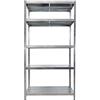 Bonussi Scaffale in Metallo 5 Ripiani 120x50x234 cm Maciste Zincato