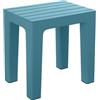 Generico SGABELLO BAGNO WOODY MULTIUSO EFFETTO LEGNO L38xP29xH41,5cm IN POLIPROPILENE VARI COLORI BIANCO, BLU PASTELLO, GRIGIO, NERO, TORTORA (Blu pastello)