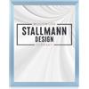 Stallmann Design - Cornice "New Modern", 10 x 15 cm, colore bianco, formato A4 e 60 altri formati, in legno MDF, per foto o quadri