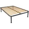 Bed Store SISTEMI RIPOSO Bed Store RETE A DOGHE STRETTE PER LETTO PIAZZA E MEZZA 110X200 ORTOPEDICA RESISTENTE + CON 4 PIEDI H30