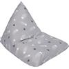 Ready Steady Bed Poltrona a Sacco da Bambino 96x120x96cm, Comodi Piramide Forma Pouf con Riempimento, Beanbag Morbida per la Stanza dei Giochi (Stella cadente)