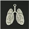 DLM Bomboniere DLM29373 (Kit 12 Pezzi) Ciondolo Ciondoli Charm Charms Polmoni Medico Laurea Medicina e Chirurgia Confettata Fai da Te bomboniera Regalo