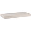MODULARREDO | MINERVA Mensola da Muro, Mensola Tamburata, Scaffale Legno, Mensola da Parete, 50x23x3.8 cm, Walnut White