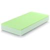 Marcapiuma Materasso Singolo BIO Memory 90x200 alto 16 cm BIO DREAM H2 Medio/Rigido Ecologico Green Ortopedico Rivestimento COTONE DREAM Sfoderabile Antiacaro Traspirante 100% Made in Italy