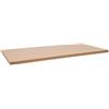 Decor Space Mensola da muro sospesa in legno con bordo squadrato (Acero, 80 x 40 x 1.8 cm)