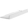 Keuco REVA ripiano per doccia 35 cm, con gancio e griglia rettangolare alta per doccia, alluminio bianco opaco, Made in Germany, rimovibile, incl. viti e tasselli, cestino doccia per foratura