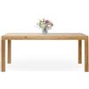 Mar.c.a. Design - Tavolo da Pranzo Allungabile Rettangolare 160x90x76 cm - Allungabile Fino a 260 Cm in Legno - Rovere - Made in Italy