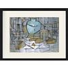 1art1 Piet Mondrian Poster Natura Morta con Vaso di Zenzero, 1912 Quadro in Cornice con Pregiato Passepartout | Immagini A Parete | in Una Cornice 80x60 cm