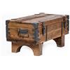 Own Design Proprio Design Tavolino con contenitore per soggiorno Vecchio Viaggio Vapore Tronco Masive Pine Cottage Vintage Cassettiera Rustico