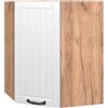 Vicco Mobile angolare da cucina Fame-Line, Bianco rustico, 57 cm, per la combinazione con altri moduli della serie Fame-Line