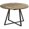 Vicco tavolo da pranzo allungabile Loyd Rovere rustico/Nero 120-160x120 cm | Allungabile, con funzione di estensione per un adattamento flessibile delle dimensioni del tavolo