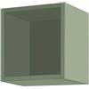 Liberoshopping Pensile cubotto sospeso in legno 30x30 cm (Con Vano a Giorno, Salvia Opaco)