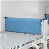 ZCXRYFL Cuscini Da Lettura Letto Singolo Cuscino Per Testata Del Letto Cuscino Di Supporto Per La Schiena Imbottito Cuscino Per Schienale Cuscino Per Testiera In Ferro/Legno Con Fodera Lavabile(80x25x5cm,Blue
