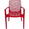 GBSHOP Poltrona Gruvyer Rossa (2 pezzi)
