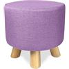 SAMIRA Pouf divano, pouf poggiapiedi - Nemo (Lilla)