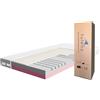 TULENA NOX - Materasso 80 x 200 cm, in schiuma comfort media, H1 + H2 Comfort, 16 cm, con materasso reversibile, rivestimento antibatterico con chiusura lampo