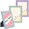 matches21 HOME & HOBBY Set di 3 cornici per foto, 15 x 20 cm, design a bolle, in legno robusto