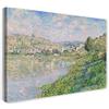 Printed Paintings Stampa su Tela (100x70cm): Claude Monet - Vétheuil