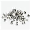 Heart Rock Borchie Killer per Tessuti in Ottone Set 25 Pezzi, ⌀ 0,8 cm, Borchie per Pelle, Denim, Ecopelle in Stile Punk, Metal, Rock - Made in Italy