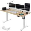Airfish Scrivania Regolabile in Altezza, Promemoria per la sedentariet, Standing Desk con Funzione di Memoria con Altezze, Scrivania PC (Rovere, 160x80 cm)
