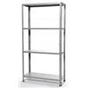 GRIMA - SCAFFALE in metallo GRIGIO 75 X 30 X 136h 4 Ripiani Portata 160 Kg