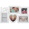 PrimoLiving Galleria di Immagini Love per 5 Foto Bianco P-221