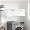 Genérico Mobile a Parete Bianco 100x36,5x35 cm in Legno Multistrato,Bianco,19kg,830124