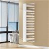 [neu.haus] Scalda Asciugamani da Parete Scaldasalviette ad Acqua Calda Radiatore per Bagno Termoarredo in Acciaio 146 x 45 cm 558 W Bianco