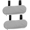 Didiseaon 2 Pezzi Cuscini Imbottiti per Braccioli Sedia da Ufficio e Gaming, Memory Foam in Poliestere e Cotone, Allevia Pressione Gomiti Imbottitura Solida e Comfort Ergonomico