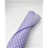 Generico Rotolo TNT Colore Lavanda Lilla a Pois 80 cm x 9 Metri | TOVAGLIA Simil Carta USA E Getta Bouquet Fiori FIORAI ALLESTIMENTO