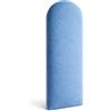 MEBLE ANGELO Angelo - Imbottitura da parete - Pannelli da parete 3D letto - Cuscino da parete - Pannelli imbottiti - Pannelli imbottiti - Pannelli da parete - Blu 100 x 15 - Pannelli per tappezzeria - Pannelli da