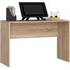 AKORD | Scrivania B-17 per PC e Ufficio | Tavolo per Computer | Minimalista | 120 x 77 x 50 cm | Peso 29 kg | Rovere di Sonoma