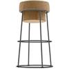 ZStyle Sgabello Bouchon Tappo Bottiglia In Sughero e Metallo - Champagne - Spumante - Originale Domitalia -Gabbietta - Moderni - Design - Bar Vino Enoteca (L 40 x P 40 x H 66 cm, Antracite)