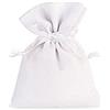Generico Sacchetti in Cotone | Vari Colori | Misura 8x10 cm Ideali per bomboniere segnaposto per 5 Confetti portaconfetti Porta Confetti (12 Pezzi Bianco targhetta Cupido)