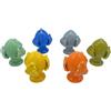 Doni Bomboniere Kit 6 pz PUMI Pugliesi in Ceramica Realizzati a Mano in Colori Assortiti con Finitura Lucida Perfetti Segnaposto Matrimonio Cerimonie 18 Anni Comunione Compleanno Eventi Tema Puglia