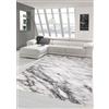 Teppich-Traum Tappeto Soggiorno Tappeto Effetto Marmo in Grigio Größe 160x230 cm