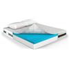 MUUN - EOS, Materasso Una Piazza e Mezza 140x200 Memory Foam con 2 Cuscini Inclusi, H21 cm | Garanzia 20 Anni | Ortopedico, Antiacaro, Anallergico | Confezionato Sottovuoto