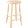 Cuisine Romefort - Sgabello in legno di faggio, alto 50 cm, rotondo