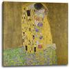 Printed Paintings Stampa su Tela Gustav Klimt - Il Bacio (1907-1908)