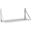 Royal Catering Mensola Pieghevole A Muro Ribaltabile Da Parete Ripiegabile RC-BFWH10030 (40 kg, 100 x 30 cm, Acciaio Inox)