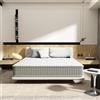 DEWINNER | Materasso Memory Foam 120x190 | 25CM | Materasso a Memoria in schiuma | Rigidità media | Alleviamento Punti di Pressione | 120x190 singolo | Grigio